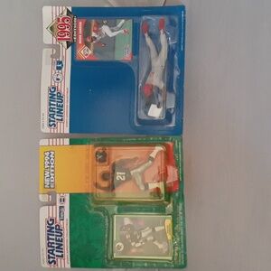 1995 Starting Lineup Deion Sanders Kenner Figure and Card Vintage